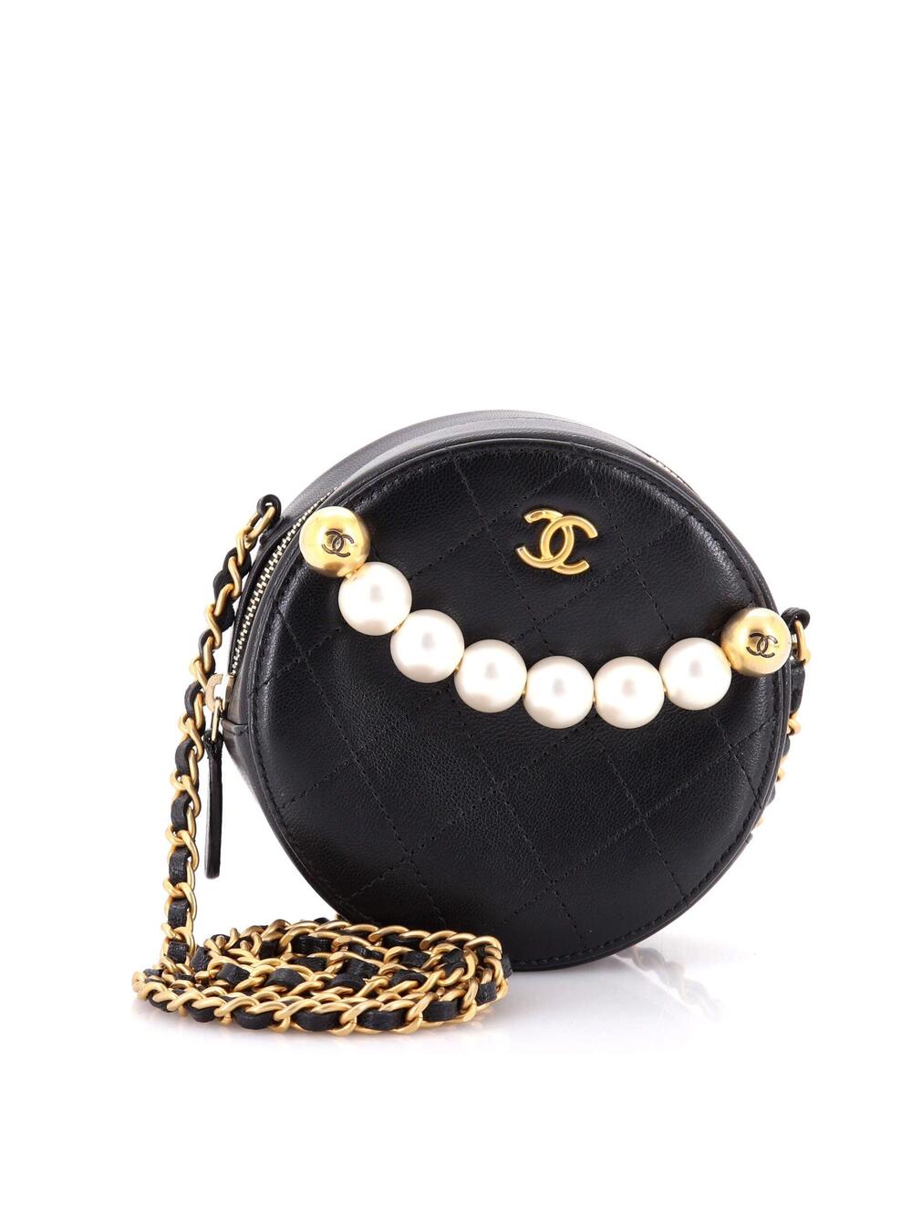 Chanel Chic Pearls Round Clutch With #370951C30B